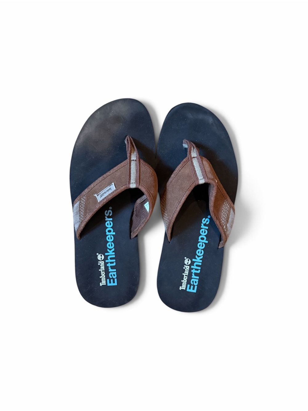 Timberland Brown and Black Earthkeepers Men's Flip Flops